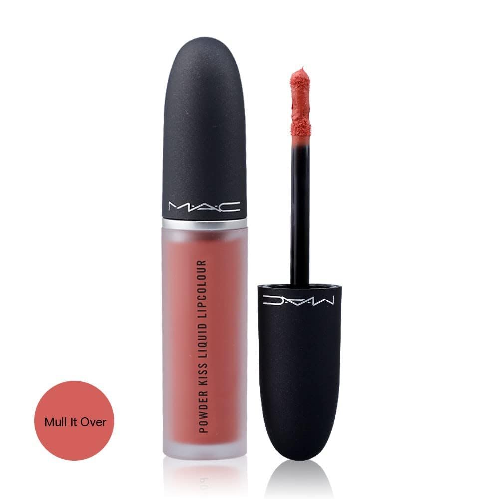 Powder Kiss Liquid Lipcolor - 989 Mull It Over by MAC for Women - 0.17 oz Lipstick