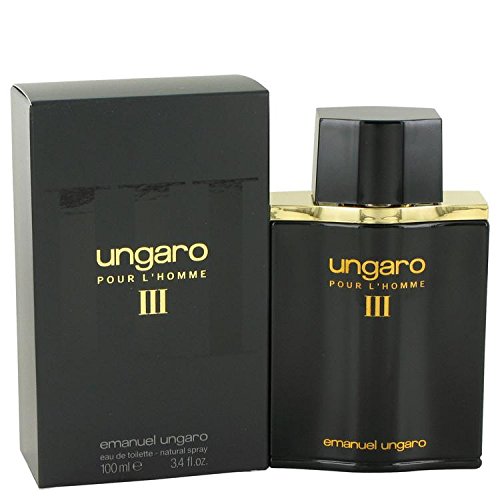 UNGARO III by Ungaro Eau De Toilette Spray (New Packaging) 3.4 oz for Men - 100% Authentic