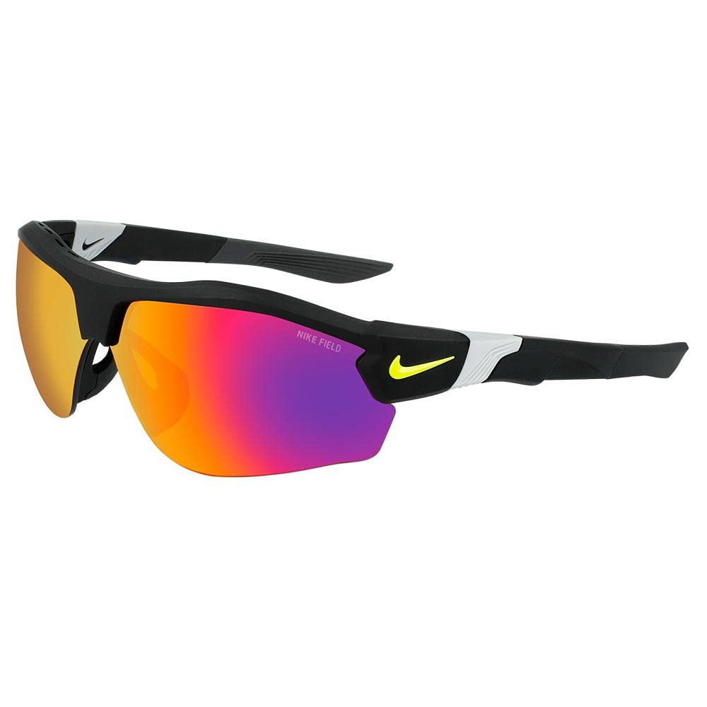 Nike Show X3 Rectangular Sunglasses, Matte Black, 72/9/130