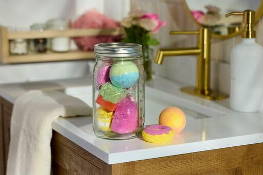 Ball - 32oz Wide Mouth Jars with Lids & Bands 12 Pack Jars, Large Glass Mason Jar for Food Storage with airtight Lid, 0.25 Gallon Glass Jar with Lid…