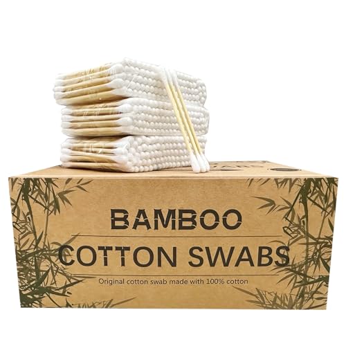 Bamboo Cotton Swabs, Wooden Cotton Swabs 1200pcs Beauty and Personal Care Quanzhou Chenchenchen E-Commerce Co.,Ltd Default Title