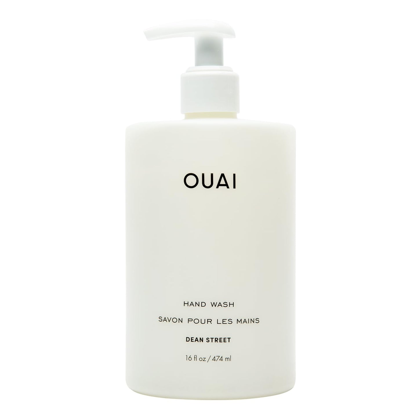 OUAI Hand Wash, Dean Street - Liquid Hand Soap with Jojoba, Avocado, & Rose Hip Oil for Replenished Skin - Gentle Exfoliating Kitchen & Bathroom Soap Beauty and Personal Care OUAI