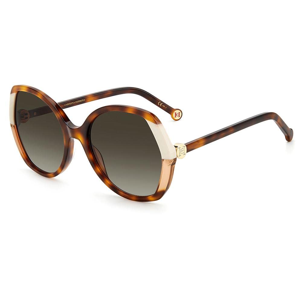 Carolina Herrera Brown Gradient Butterfly Ladies Sunglasses CH 0051/S 0C1H/HA 58