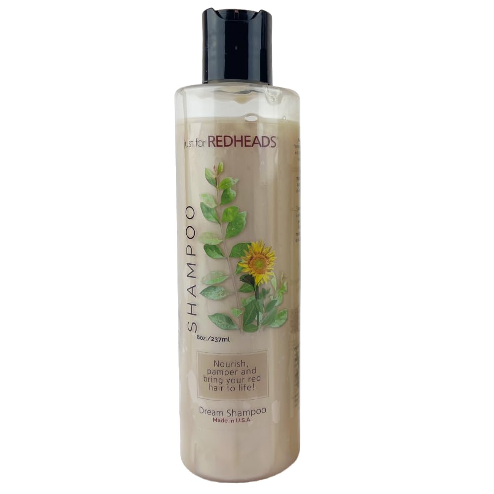 Just for Redheads Dream Shampoo and Leave In Conditioner - Complete Hair Care Products for Red Hair - Volumizing Shampoo and Conditioner Treatment