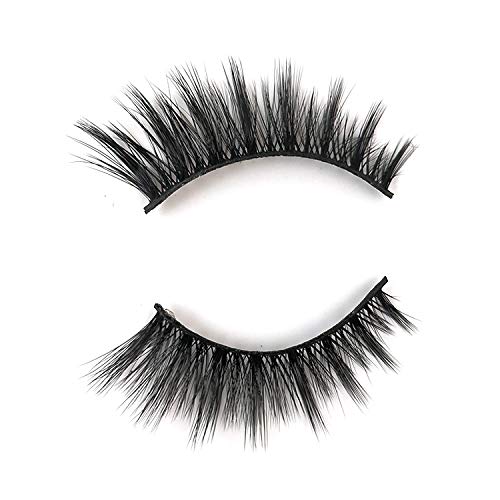 EDA LUXURY BEAUTY JAZZY 3D Faux Mink False Lashes | Full Dramatic Volume | Extra Long Length | Eyelash Extensions | Intense Layered Spiky Cat Eye