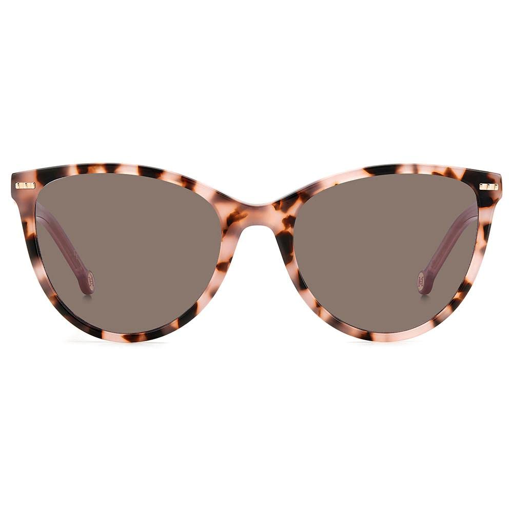 Carolina Herrera Brown Oval Ladies Sunglasses HER 0107/S 00T4/IR 57