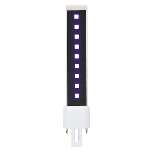 riteu 365+405Nm 9W Uv Double Light Bulbs - Lamp Bulb Tube for Electric Tubes Nail Art Uv Gel Curing Light,Nail for Curing Lamps Shop Professional Nail Beauty & Personal Care riteu