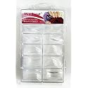 Mia Secret - Nail Tip Royal Fancy 100PC 500PC - Clear/White/Natural (100 Clear) Beauty & Personal Care Mia Secret