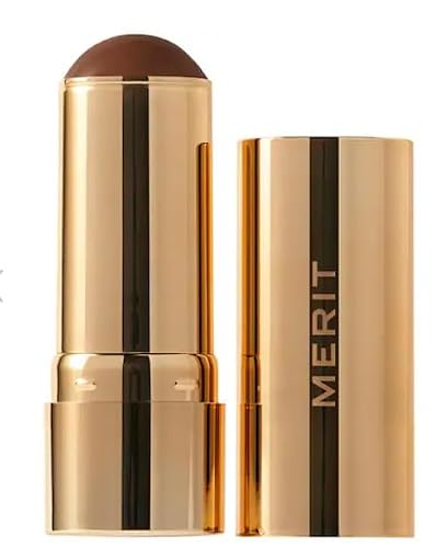 MERIT Bronze Balm Sheer Sculpting Bronzer 0.44 oz / 12.5 g (Leo (med deep skin), standard)