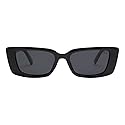 I-SEA Women's Sunglasses - Miley (BLACK/SMOKE POLARIZED), 57mm