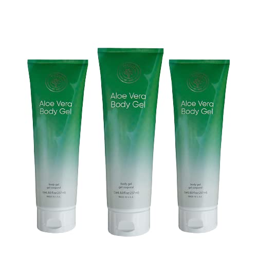 L’EUDINE Aloe Vera Gel - Pack of 3 - 8Fl Oz Aloe Vera Lotion - Premium Aloe Vera for Hair, Face and Body - Rich in Nutrients and Vitamins - Ideal
