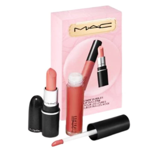 MAC Holiday Exclusive Blowin' Bubbles Lip Duo: Pink Beauty & Personal Care MAC