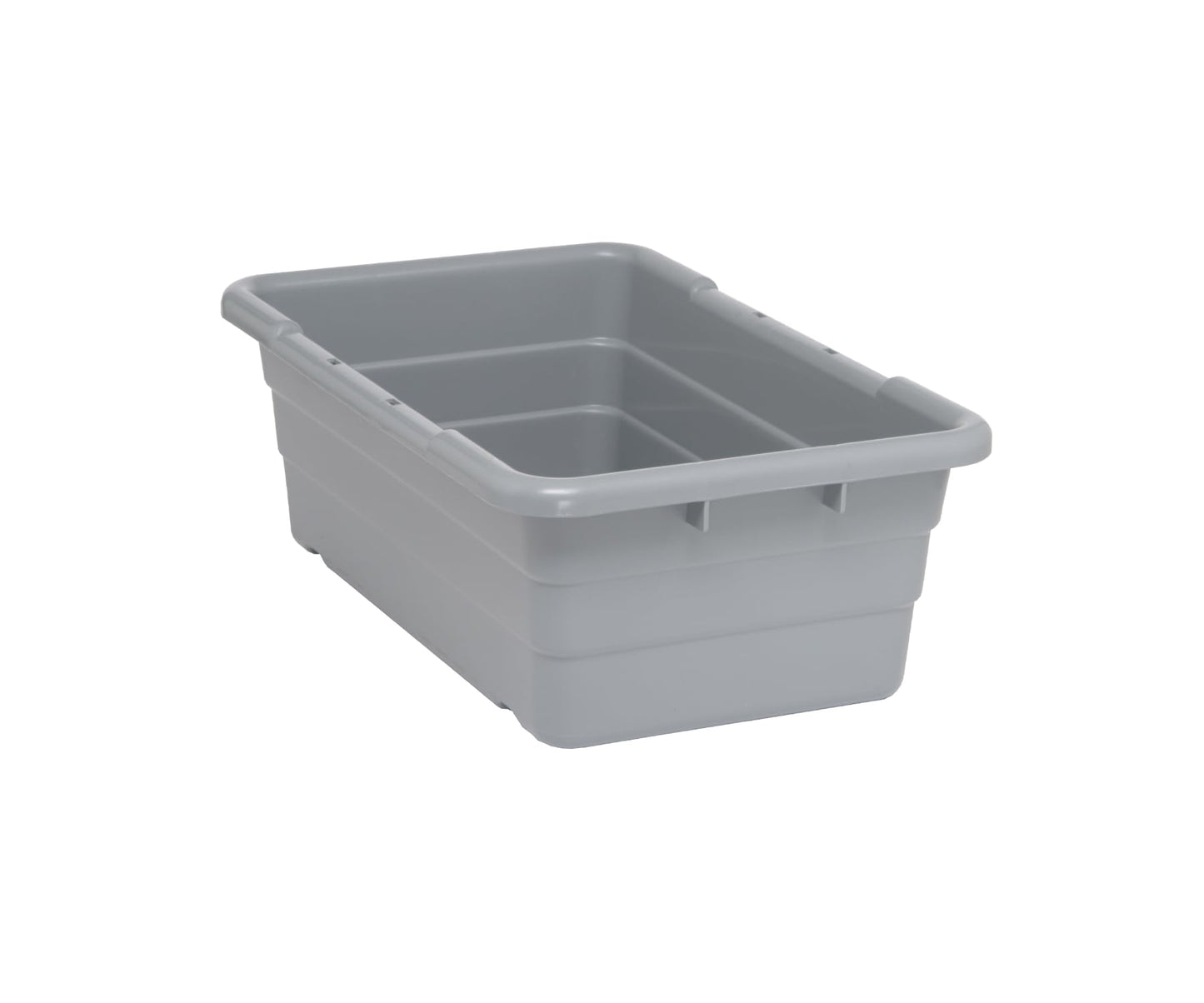 Quantum Storage K-TUB2516-8GY-1 Plastic Nesting Tote, 25-1/8" x 16" x 8-1/2", Gray