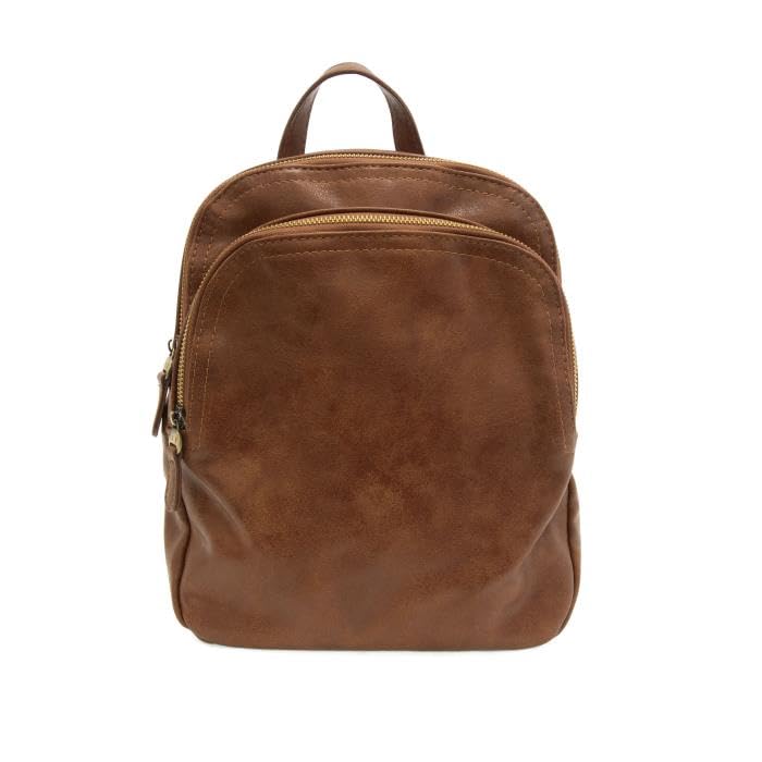 Joy Susan Women's Fashion Frankie Soft Backpack - Saddle