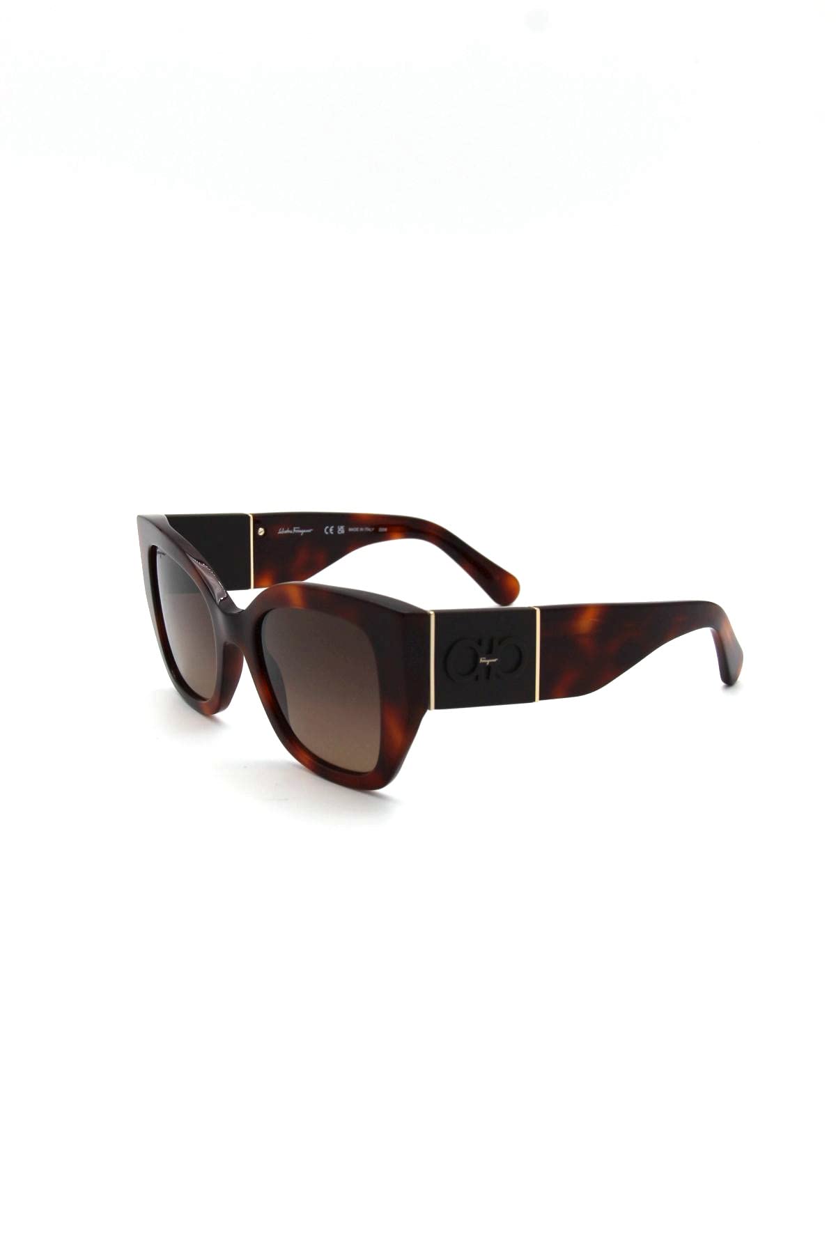 Salvatore Ferragamo Brown Acetate Women's Sunglasses