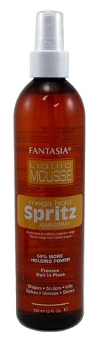 Fantasia Spritz Liquid Mousse 12 Ounce Pump (Mega) (354ml) (2 Pack)