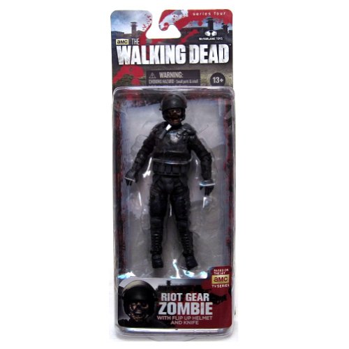 McFarlane Toys The Walking Dead TV Series 4 Riot Gear Zombie Action Figure