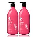 Lseta Keratin Shampoo and Conditioner Set 33.8oz*2 - Reduce Breakage & Frizz Control Set with Quinoa Protein & Sunflower Seed Oil - Strengthens