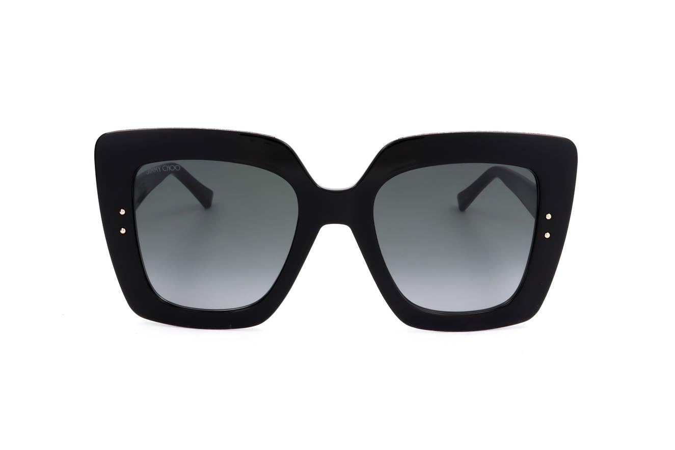 JIMMY CHOO AURI/G/S Black/Grey Shaded 53/22/145 women Sunglasses