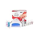 Gelish Pro Kit with Pro LED Light - Complete Manicure Set, UV/LED Nail Lamp, Gel Polishes, Essentials, Remover for Professional DIY Gel Nails At Home.