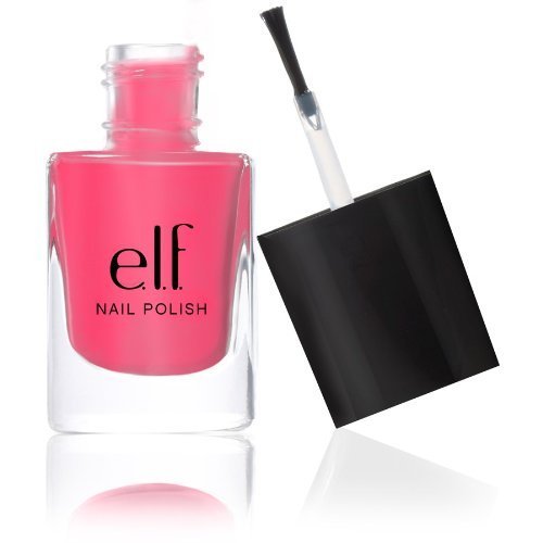 E.l.f. Nail Polish, Flirty Fuchsia, 0.34 Fluid Ounce