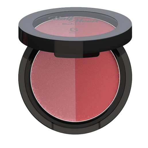 Sistar Half Moon Blush Duo Color Flushed Ultra Pigment Blendable (Rosy Cheeks)