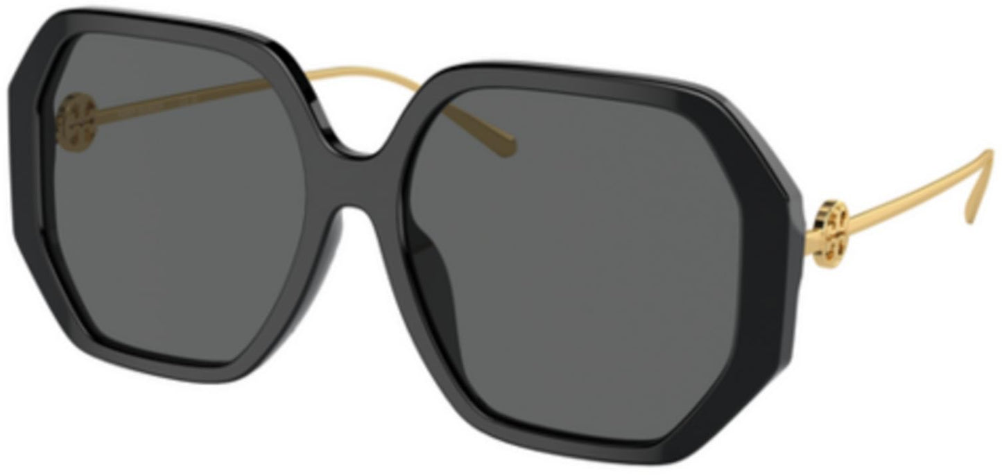 Tory Burch Sunglasses TY 7204 D 170987 Black/Dark Grey Polyamide Standard, 57/16/145