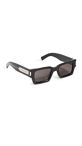 Saint Laurent Women's Saint Laurent 572 Square Sunglasses, Black-crystal-grey, One Size