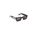Saint Laurent Women's Saint Laurent 572 Square Sunglasses, Black-crystal-grey, One Size