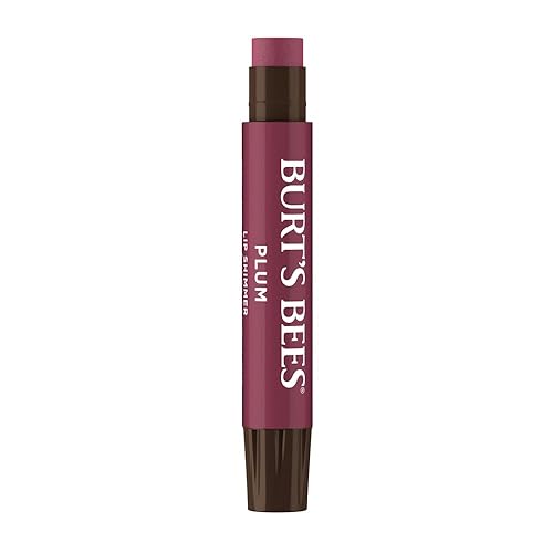 Burt's Bees 100% Natural Moisturizing Lip Shimmer, Plum - 1 Tube