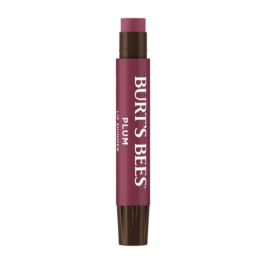 Burt's Bees 100% Natural Moisturizing Lip Shimmer, Plum - 1 Tube