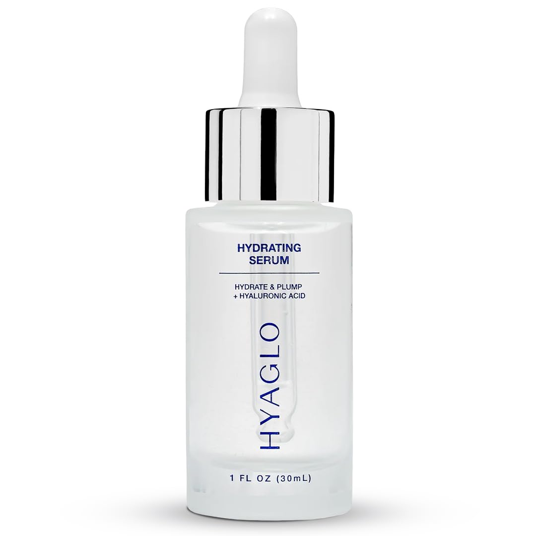 HYAGLO® Intense Moisture Hyaluronic Acid Hydrating Serum | Instant Skin Hydration | Topical Facial Treatment for Skin Dryness | Vegan-friendly Beauty & Personal Care HYAGLO