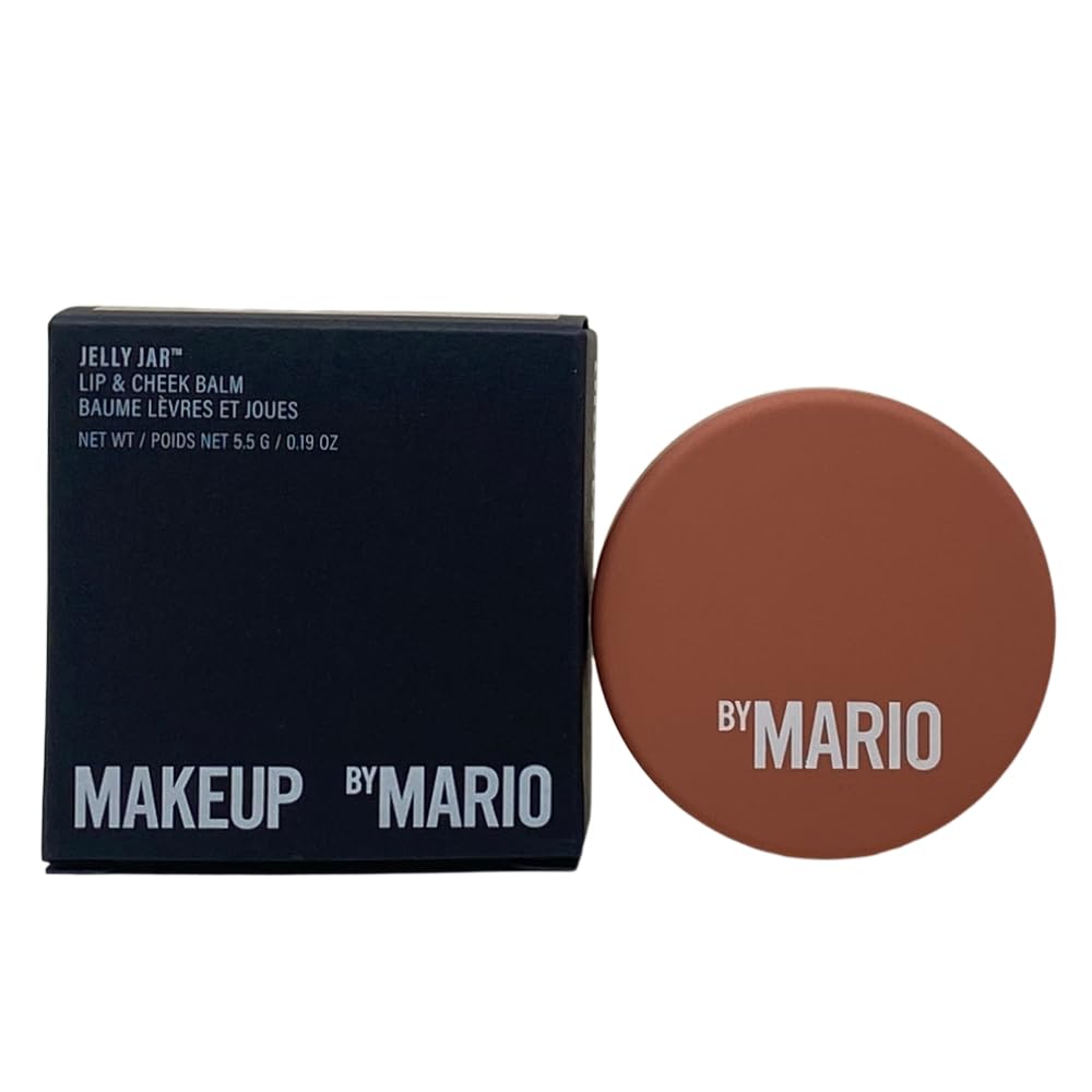 Makeup By Mario Jelly Jar Lip & Cheek Balm - Pink Chai- (Warm Pink Beige) 5.5 g / 0.19 oz