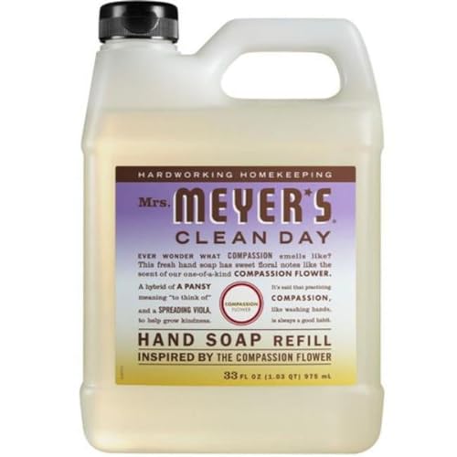 MRS MEYER'S Compassion Flower Hand Soap Refill, 33 OZ