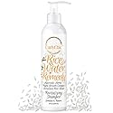 Curly Chic Rice Water Remedy Revitalizing Shampoo - Cleanse, Stimulate & Restore Curls - Nutrient-Rich Ayurvedic Herbs, Fermented Rice Water