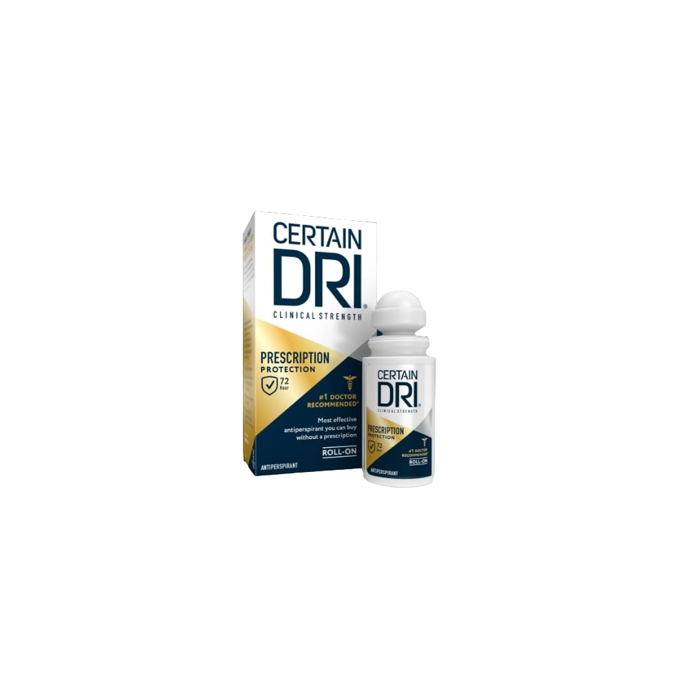 Certain Dri Clinical Strength Antiperspirant Roll-On - 1.2 oz, Pack of 2 Beauty and Personal Care Certain Dri