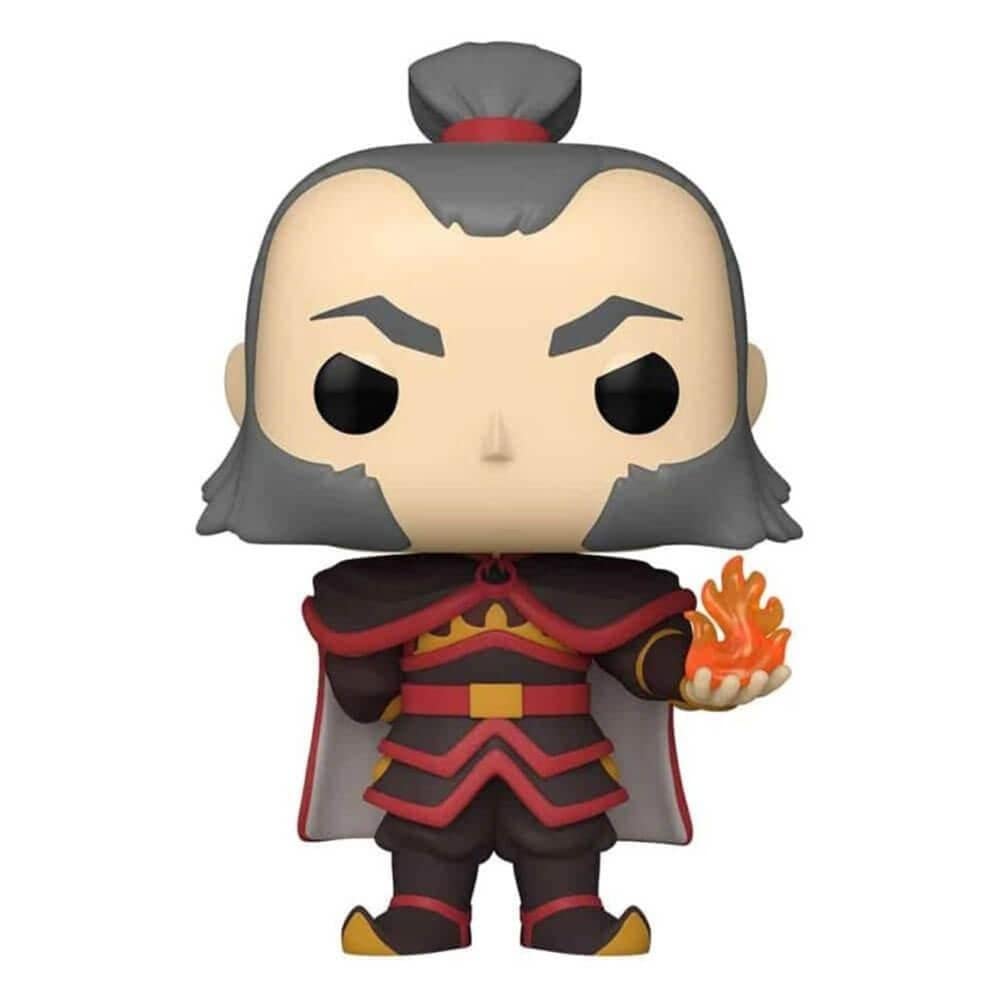 Funko POP Animation: Avatar - Admiral Zhao with Glow in The Dark Fireball, Amazon Exclusive, Multicolor