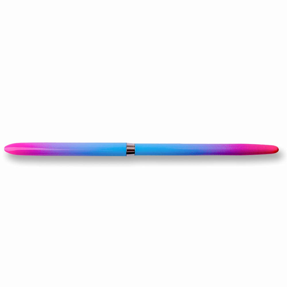 SILPECWEE 1Pc UV Gel Nail Ombre Brush Kolinsky Alloy Handle Nylon Hair Nail Art Gradient Painting Drawing Pen Manicure Brush Tools