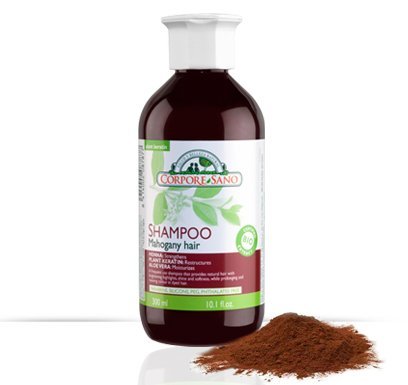 Corpore Sano Mahogany Henna Shampoo-Certified Organic Growing- 10.1 Fl.oz./300ml