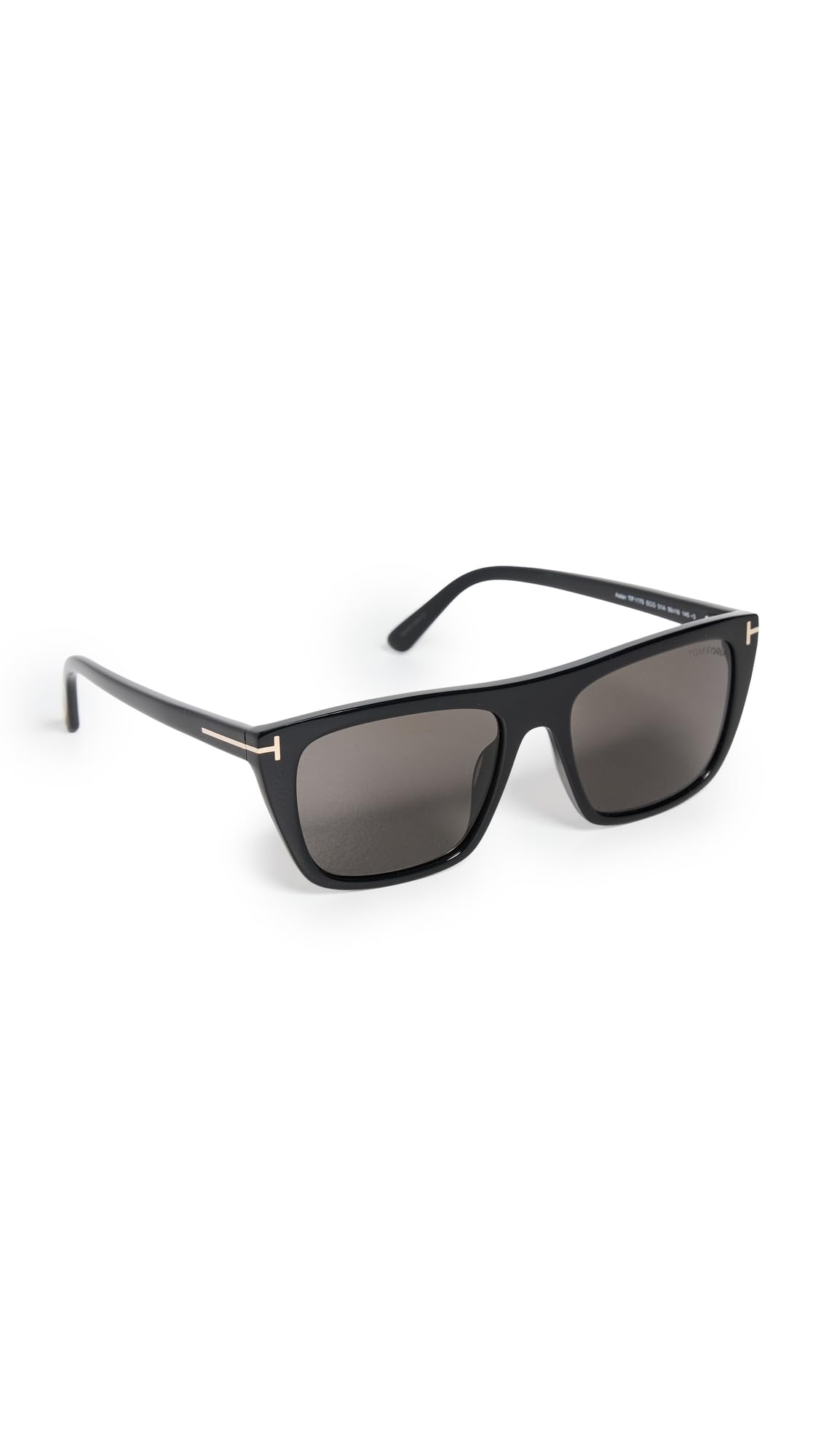 Tom Ford Women's Aslan Sunglasses, Shiny Black/Smoke, One Size
