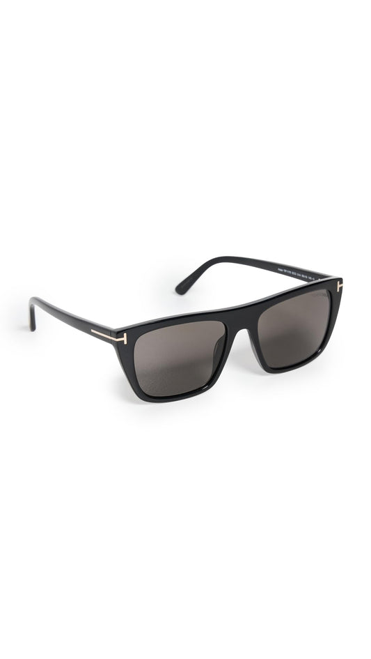 Tom Ford Women's Aslan Sunglasses, Shiny Black/Smoke, One Size