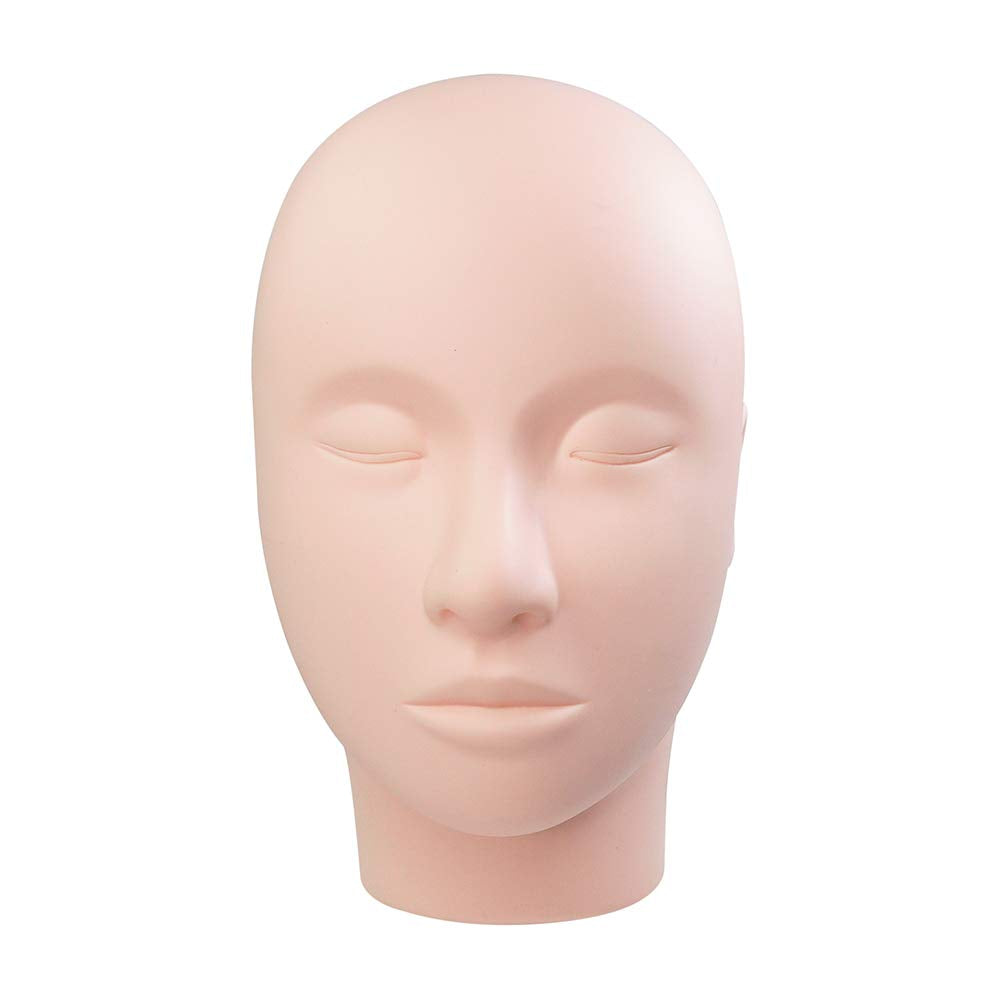 LASHVIEW Lash Mannequin Head, Practice Training Head for Make Up and Lash Extention,Cosmetology Face Head,Soft-Touch Rubber,Easy to Clean by Skincare