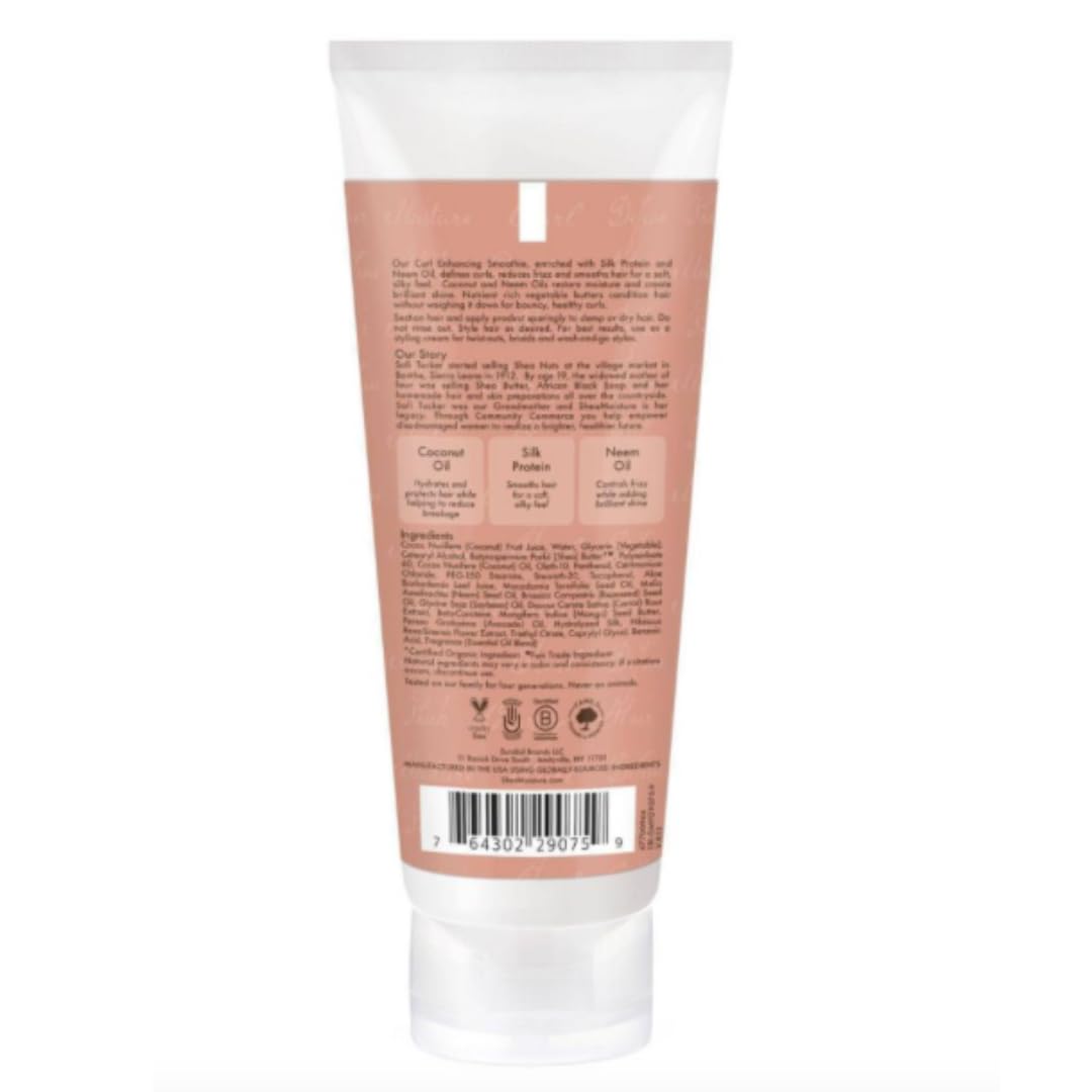 Coconut and Hibiscus Curl Enhancing Smoothie by Shea Moisture for Women - 3.2 oz Cream - Pack of 2