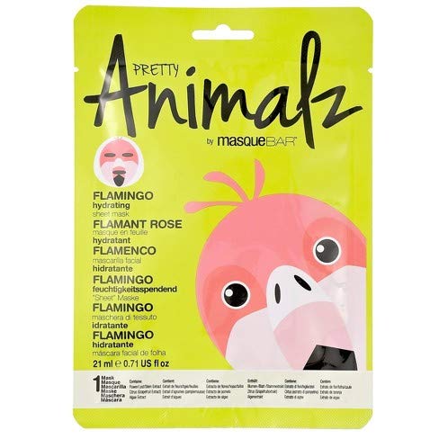 Masque Bar Moisturizing Pretty Animalz Flamingo Sheet Mask - 0.71 fl oz
