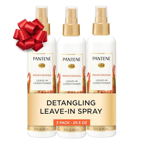 Pantene Conditioning Detangler Spray, Pro-V Repair & Protect, Nutrient Boost for Damaged Hair, Antioxidant Enriched, Leave-In Conditioner, Smooth