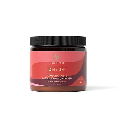 AS I Am Long and Luxe Growash Cleansing Creme Conditioner, 16 Ounce