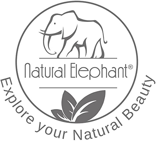 Natural Elephant Exfoliating Washcloth - Pearl White Japanese Shower Scrubber for Body - Single Washcloth for Gentle Skin Exfoliation Beauty and Personal Care Natural Elephant