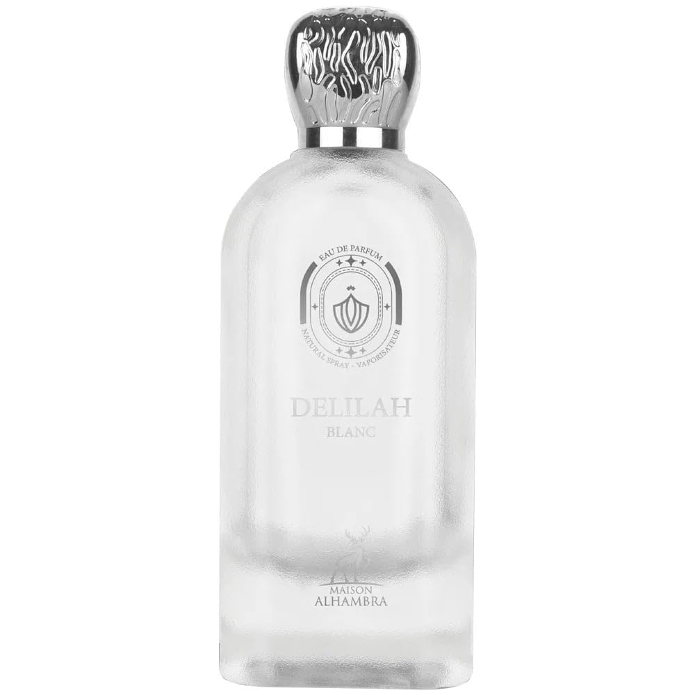 Maison Alhambra Delilah Blanc - Citrus, Amber, Floral, Musky - Eau de Parfum Spray Long-Lasting Fragrance for Women, 3.4 Ounce / 100 ml Beauty and Personal Care Maison Alhambra