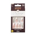 KISS Premium Classy Fake Nails - Stay Modish, Long & Square, Super Glam, Jewel Accents, Waterproof, Smudge Proof, No Dry Time, Durable, Takes Minutes Beauty & Personal Care KISS