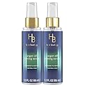 Hair Biology Argan Oil Taming Serum, Twin Pack, 3.2 Fl Oz Each - Hair Serum Nourishes to Soften & Control Frizz. Infused with Biotin - Dry Hair
